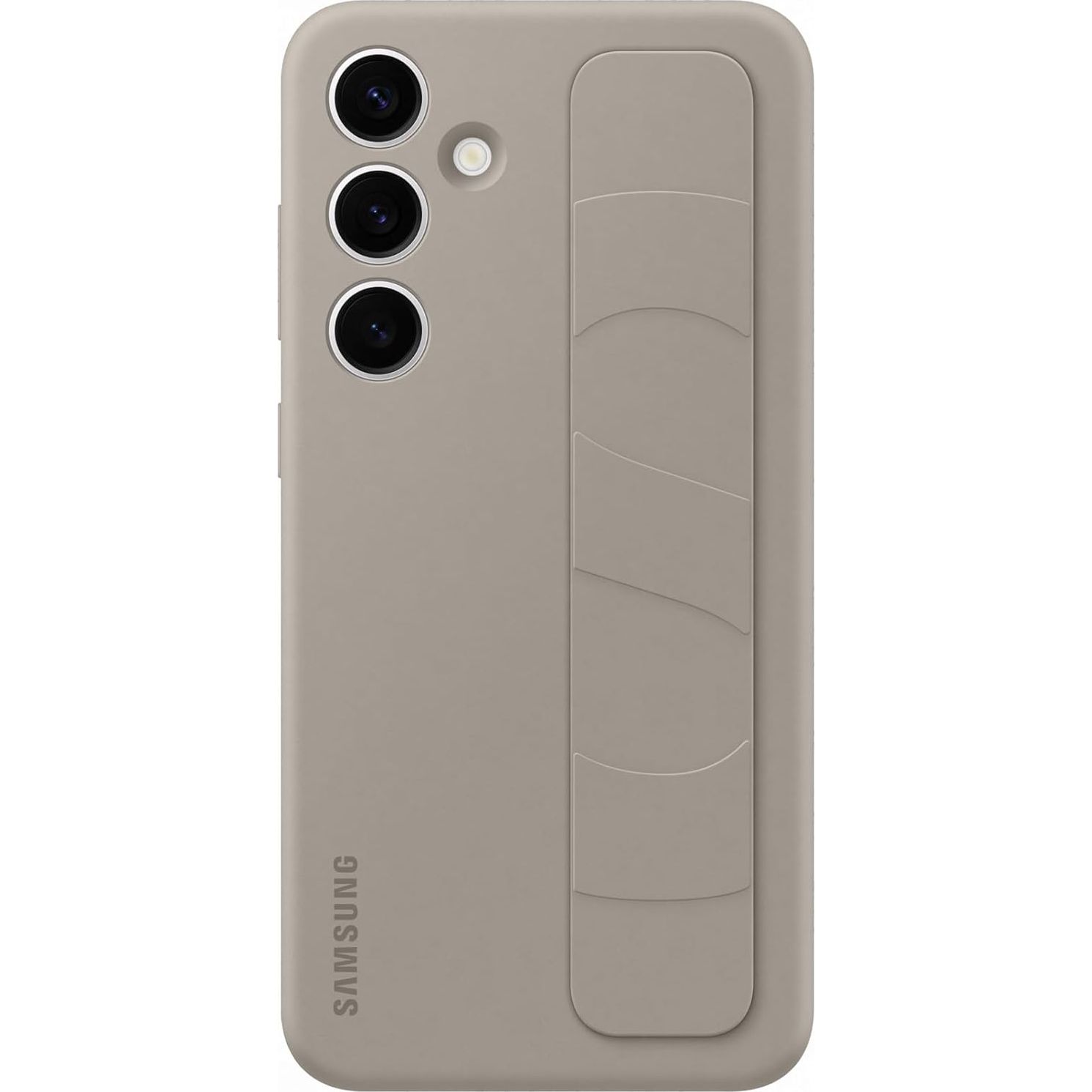 Etui Samsung Silicone Standing Grip Case do Galaxy S24 Plus, ciemnoszare
